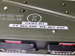 Pictured above is Saline County Emergency Management’s in-house repeater used for the General Mobile Service Radio. Danielle Linton-Hatfield/Democrat-News