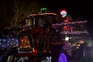 Ag Solutions tied first place for the Business category with Salt Fork YMCA in the Community Christmas Parade held on Friday, Dec. 2. Danielle Linton-Hatfield/Democrat-News
