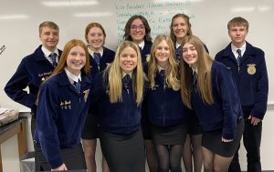 Students with the Marshall FFA Chapter will be competing in a district competition on March 30. Contributed image