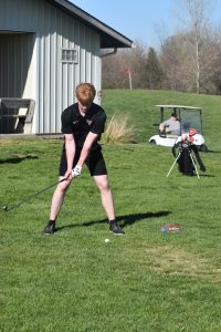 Marshall senior Brendan Weaver earned all-NCMC honors by finishing tied for fifth at the conference tournament Tuesday. (Hobby King/Democrat-News)