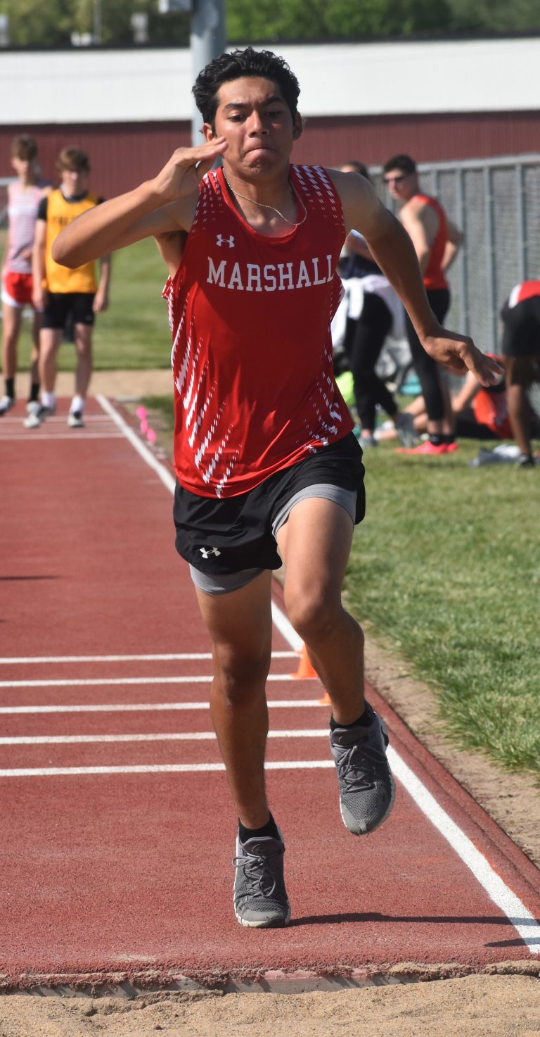 Olws' junior Andrew Ybarra finished sixth in the triple jump. His best effort was 35 feet,10.25 inches. (Hobby King/Democrat-News)