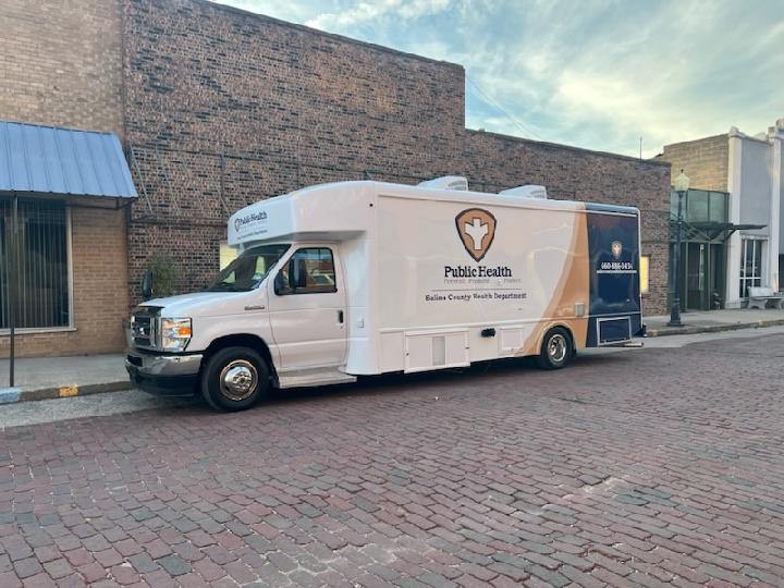 Above is the new van the Saline County Health Department recently received through a grant. SCHD Administrator Tara Brewer informed the Saline County Commission on May 10 the van will be used for their WIC program, among offering other services, in communities throughout the county. Contributed image