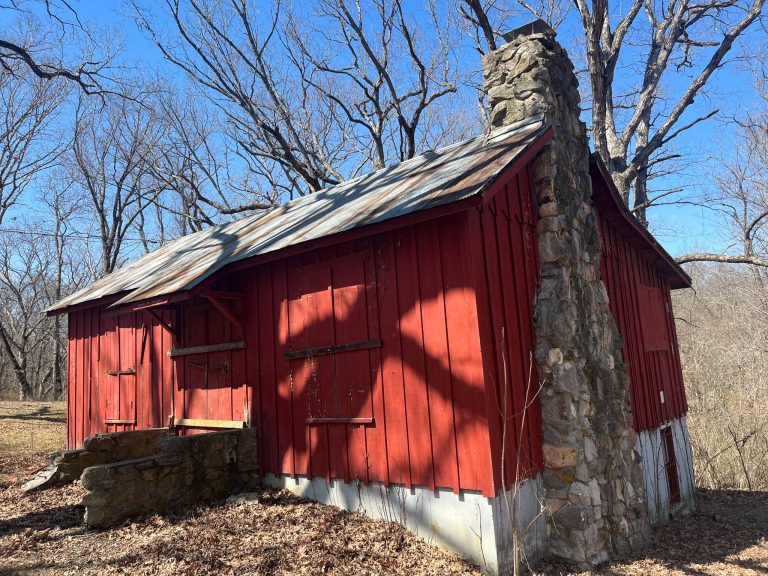 Pictured here is the old Girl Scout cabin located at Indian Foothills Park in Marshall, Mo. Danielle Linton-Hatfield/Democrat-News