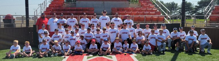 The Marshall Owls Youth baseball camp was held on June 28. Twenty-nine second- through sixth-grade youths attended at the Marshall High School baseball field. A skills clinic was held, followed by a dinner and then the option to stay and watch the Marshall Travelers warm up and play a game versus the Sedalia Post 642 Freshman team. It was a fundraiser for the Marshall Baseball Parent Group. (Contributed image)