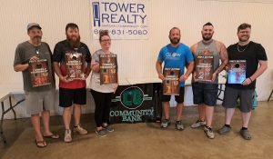 Competitive Division winners (left to right): Travis Hagedorn (Sedalia), third place; Phillip Adam (Fulton), second place; Andrea Pennell (Fulton), first place; Michael Hutchison (Jefferson City), first place; Josh Pederson (Jefferson City), second place; Roy Fields (Sedalia), third place. (Contributed image)