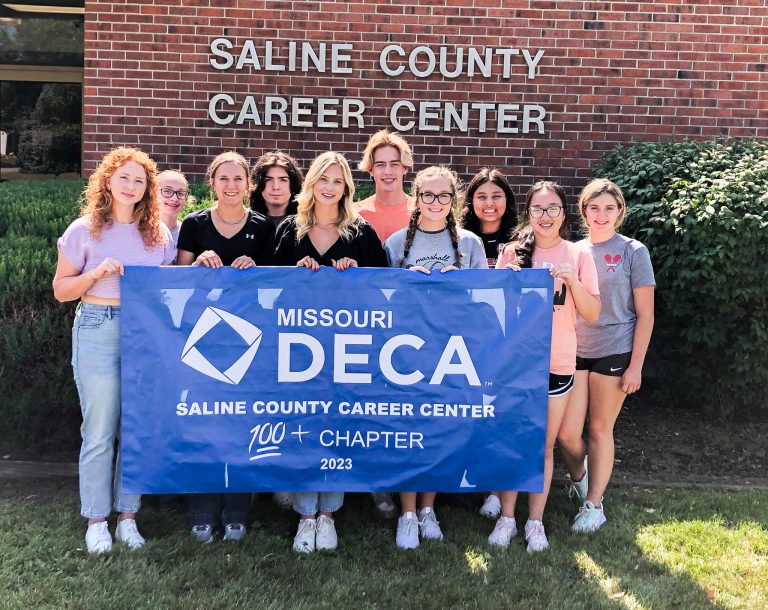 Pictured from left to right are: Holly Huston, Eternity Lawson, Gentrie Davis, Kolten Gotmer, Bailey Kueker, Jackson Russell, Avery Evans, Kaylen Alvarez, Michelle Lin and Lauren Chaney-King. Contributed image