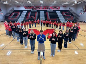 This year’s traditional SCCC DECA diamond group picture featuring the newest members. Contributed image