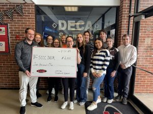 Pictured left to right: CFM Insurance Events and Marketing Manager Ben Goodman; Holly Huston; Avery Evans; Eternity Lawson; Bailey Kueker; Michelle Lin; Gentrie Davis; Jackson Russell; Kaylen Alvarez; Ethan Russell; Lauren Chaney-King; and Kolten Gotmer. Contributed image