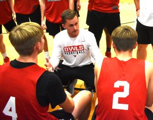 File Photo — Hobby King/Democrat-News After two years as Marshall Owls’ boys’ basketball head coach, Lane Titus recently turned in his resignation last week. His Owls were 16-39 overall. But 10 of those victories were this past season.